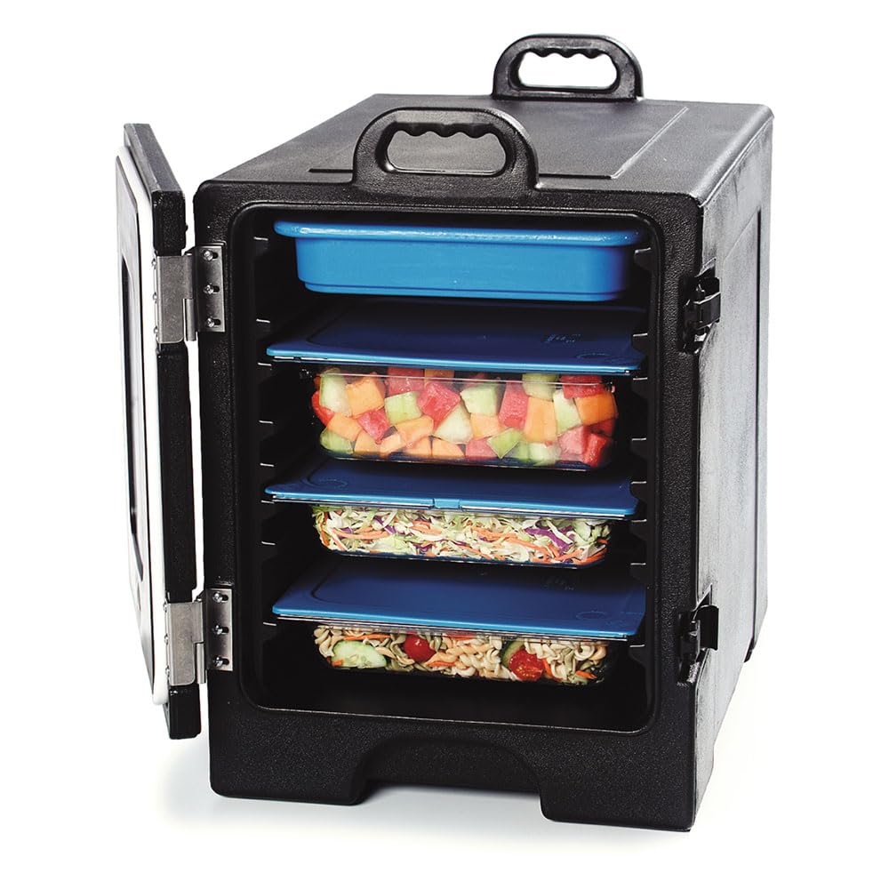 Cateraide™ Insulated Food Carrier w/ (5) Pan Capacity by Carlisle / CFS Brands – 5 load, Polyethylene (PE), Black, Model PC300N03