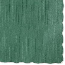 HOFFMASTER Solid Color Placemats, 9 3/4 X 14, Hunter Green HFM310528
