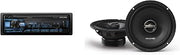 Alpine UTE-63BT Bluetooth Receiver DM-65-G 6.5 in Speaker Bundle | Bluetooth multimedia receiver does not play CDs with DM-65-G 6.5 in coaxial speakers.