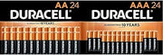 DURACELL CopperTop AA 24 + AAA 24 Alkaline Batteries Combo Pack - Long Lasting Double A & Triple A Battery - 48 Count