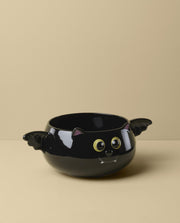 Halloween Bat Candy Bowl by Lenox – 1 Count, 74 fluid_ounces, Porcelain, Black, Model 899850