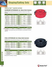 AMANA 61102 ALUMINUM SHAPER 88MM 1" BORE.