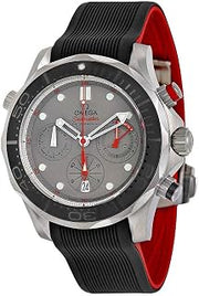 Omega Men's 21292445099001 Sea Master Analog Display Swiss Automatic Black Watch