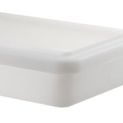 Winco 18" x 26" x 3" / 3" Deep / White Containers
