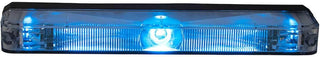 Buyers 8892704, 5" Blue Low Profile Strobe for Narrow Grill Spacing with 3 LED