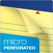 TOP20220 20220 Perforated Writing Pad by Ampad – 8 1/2" x 11 3/4" (Pack of 2), Cardstock Paper, Canary, Pack of 2, Model 20-220