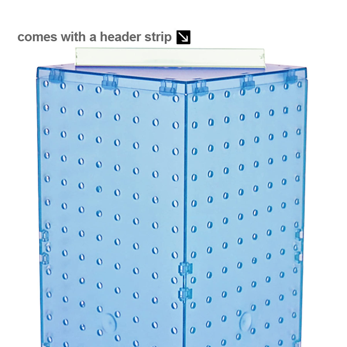 Azar Displays Pegboard Only / Blue / 1 Display Racks