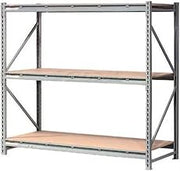 Global Industrial Extra High Capacity Bulk Rack with Wood Decking, Starter Unit, 60" W x 48" D x 120" H