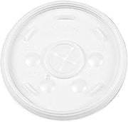 DART DCC12SL Straw-Slot Lid, Fits 12J12, Translucent, 10/100