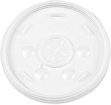 DART DCC12SL Straw-Slot Lid, Fits 12J12, Translucent, 10/100