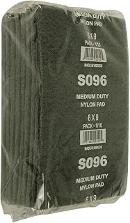 Scrubble Scour Pad 6"x9" Nylon Grn GP, 10 CS