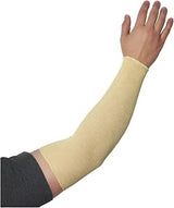 10-Ks14Tolp Kut-Gard Kevlar Sleeves, Two Ply, 14" Length, Leather Protective Patch, Thumb Hole