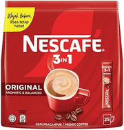 Nescafe Nescafé 3 in 1 Instant Coffee Sticks Original - Best Asian Coffee Imported from Nestle Malaysia