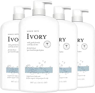 Ivory Body Wash Original Scent 30 oz, Pack of 4