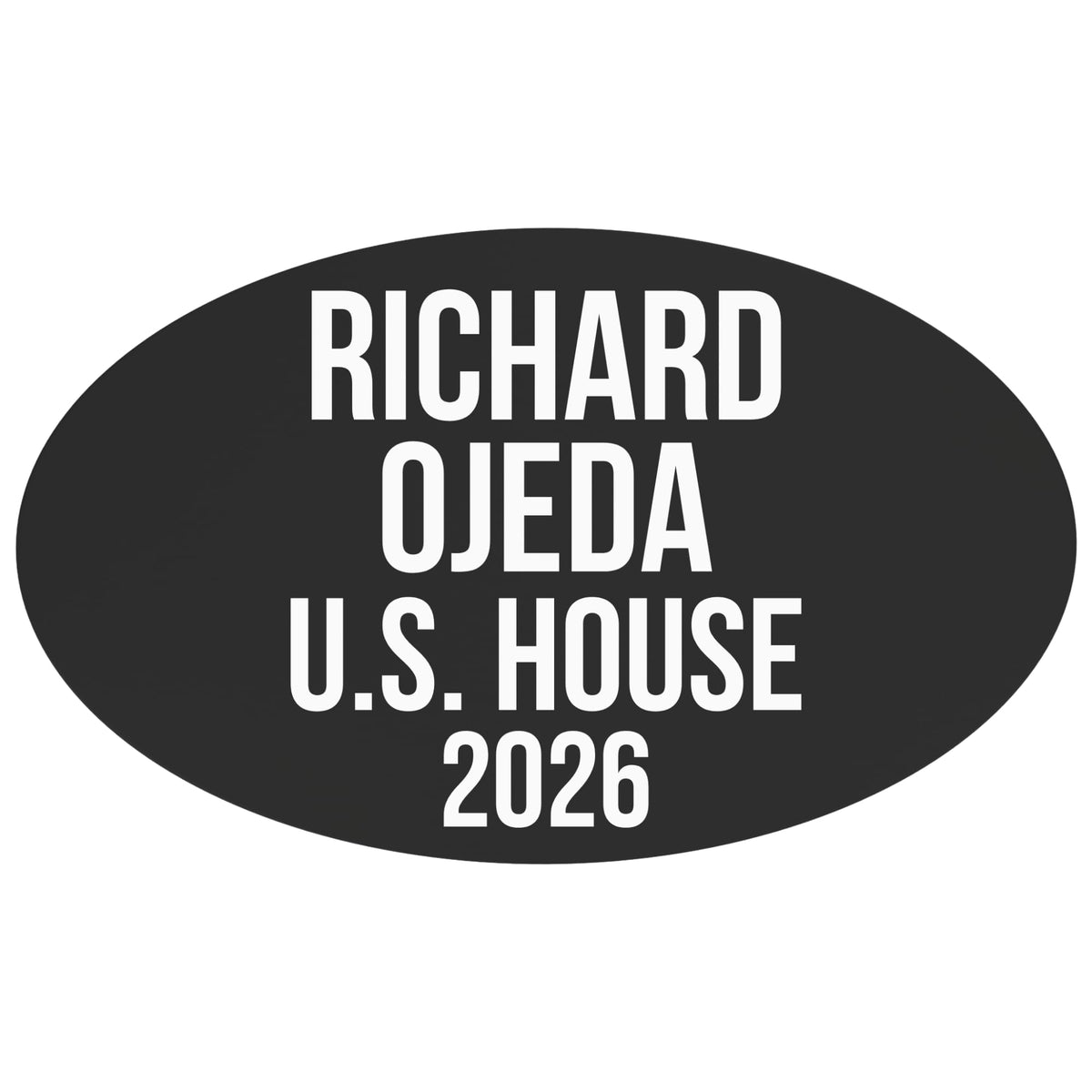 Richard Ojeda for Us House 2026 Car Magnet Bumper North Carolina Voting Elections Candidate Race Vote by Generic – 4.5x7.5, Vinyl, Multi Color