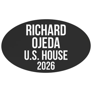Richard Ojeda for Us House 2026 Car Magnet Bumper North Carolina Voting Elections Candidate Race Vote by Generic – 4.5x7.5, Vinyl, Multi Color