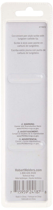 Welding Pencil Scribe by Hobart – 1 Count (Pack of 1), Ceramic, Red, Model 770072