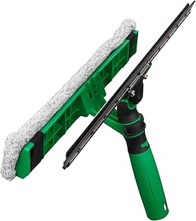 UNGER VisaVersa 14-in. 2-in-1 Window Washer & Squeegee, VV350 | VV350 pro tool; microfiber pad for washing; integrated squeegee for drying; 14-in./35cm width
