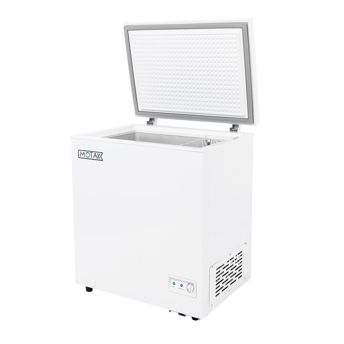 30" Mobile Chest Freezer by MOTAK – 30.30x23.00x35.00, In Description, White, Model MCF-5