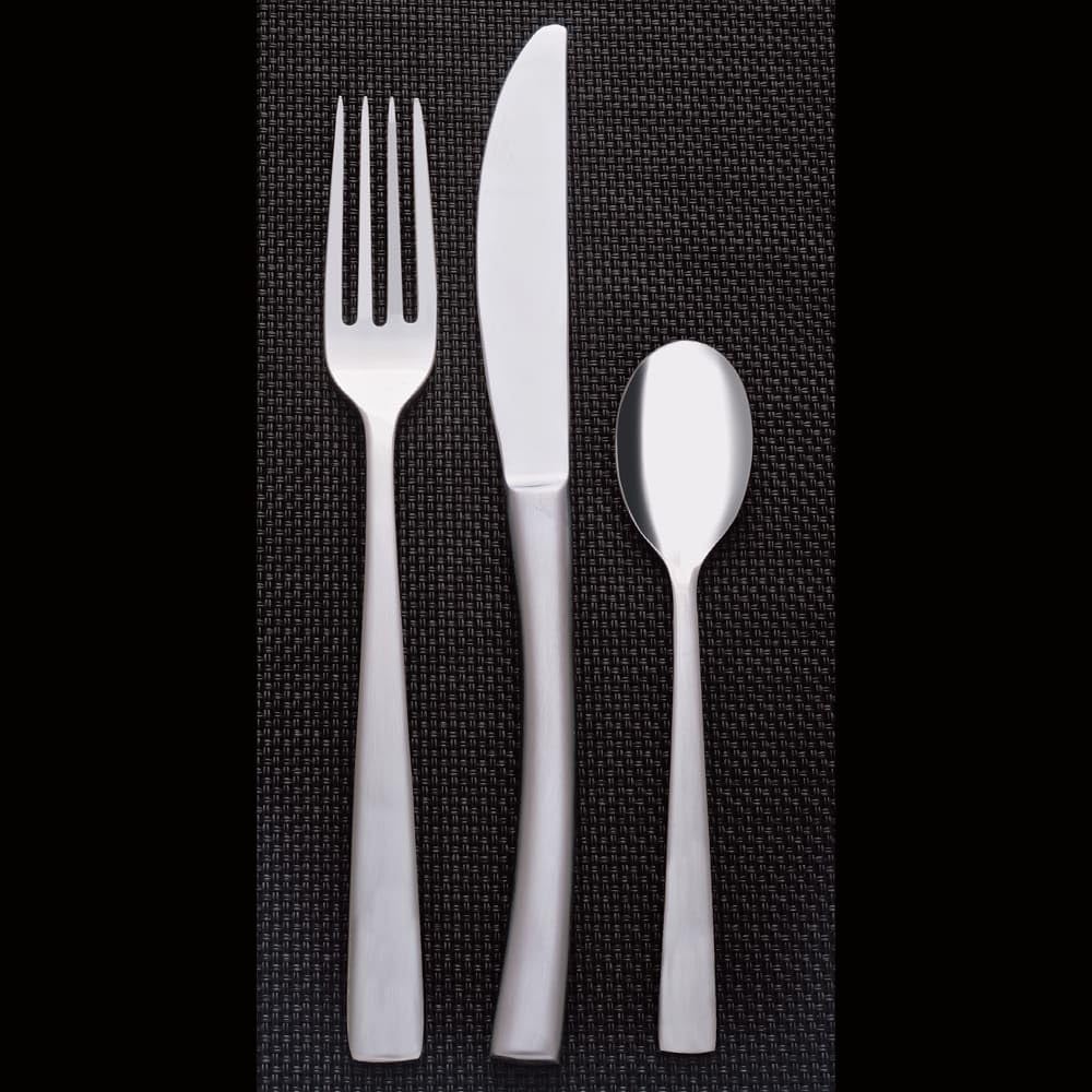 Oceanside 8 Dinner Fork - Dozen" by World Tableware – Stainless Steel, Silver, Pack of 12, Model 962 027