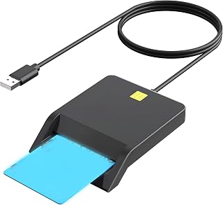 CAC Reader CAC Card Reader DOD USB Access | Compatible with (32/64bit) XP/Vista/ 7/8/10 OS X