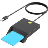 CAC Reader CAC Card Reader DOD USB Access | Compatible with (32/64bit) XP/Vista/ 7/8/10 OS X by Dcolp – 3.15x2.36x0.39 in, black, Model 06S6083213