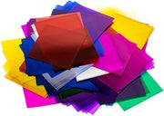 Hygloss Products Mosaic Squares - Cello Squares - 2 Inch x 2 Inch - Great for Arts and Crafts, Diy Projects, Classroom Activities and More - 8 Colors - 576 Squares