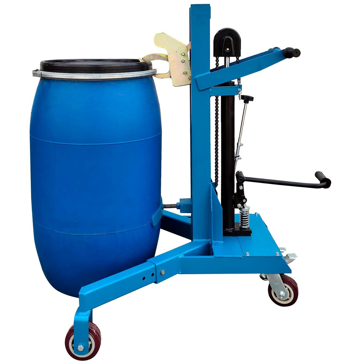 Mobile Hydraulic Drum Handler with Universal Grip & by Global Industrial – Alloy Steel, Model SCGL3001-C