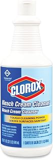 Clorox Bleach Cream Cleanser, Fresh Scent, 32oz Bottle, 8/Carton