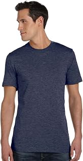 BELLA+CANVAS Unisex Heather CVC Short Sleeve Tee XL Heather Midnight Navy