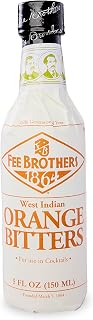 Fee Brothers West Indian Orange Cocktail Bitters, 5 fl oz (150ml) | Aromatic Cocktail Mixer & Concentrated Flavoring, Gluten Free, Vegan-Friendly