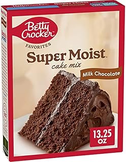Betty Crocker Favorites Super Moist Milk Chocolate Cake Mix 13.25 oz (Pack of 4)