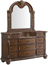 Picket House Furnishings Concerto Dresser and Mirror Set in Brown