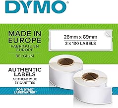 DYMO Label Writer Address Paper 130 x 2 White Rolls 89 x 28 mm