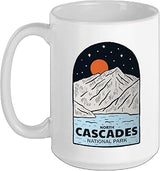 North Cascades National Park Ceramic Mug, White, 15oz
