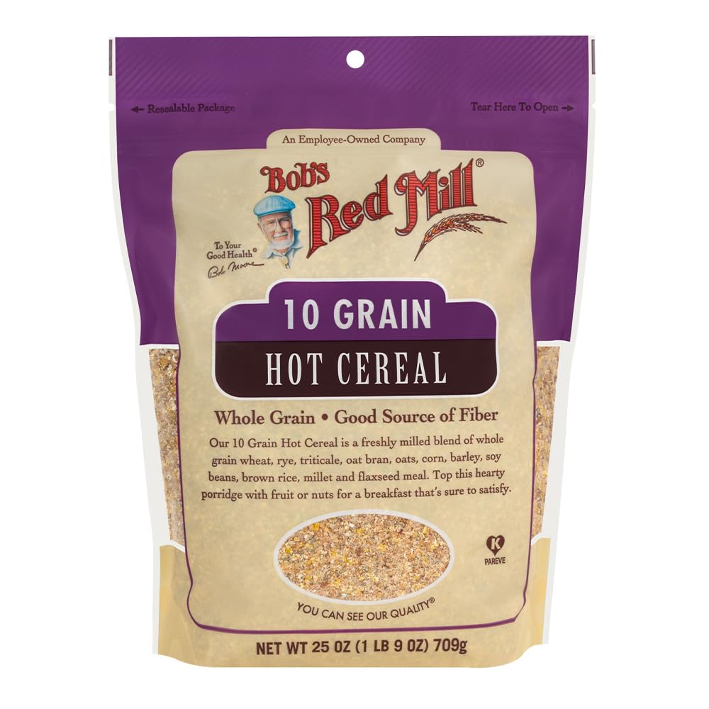 Bob's Red Mill 25 Ounce (Pack of 1) / Coarsely milled grains, brown and yellow color throughout. / VO Cold Cereal