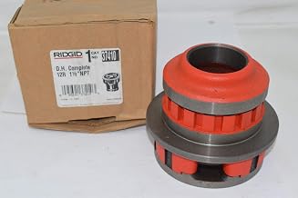 Manual Threading/Pipe and Bolt Die Head Complete w/Dies, 1-1/2 in-11-1/2 NPT, 12-R, Alloy RH