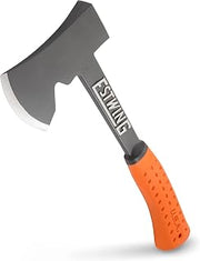 Estwing Camper's Axe, 14" Orange Axe with Stake Puller, EO-25A