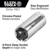 KLEIN TOOLS 5/8-Inch / 1 Square Drive