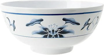 G.E.T. M-706-B, Water Lily Collection, White 24 oz. Melamine Bowls (Qty, 12)