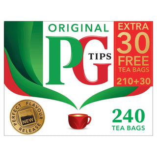Black Tea Non-Pyramid Tea Bags - 240 Count by PG Tips – 240 Count (Pack of 1), Model 667803001056