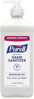 PURELL Advanced Instant Hand Sanitizer, 16 oz. Pump Bottle (9636-12-P EA)