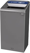 Rubbermaid Commercial Products 1961623 Configure Waste Receptacle Paper Recycling Can, 23 gal, Grey Stenni
