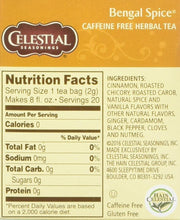 Celestial Seasonings Bengal Spice / 20 Count (Pack of 6) / ... Herbal