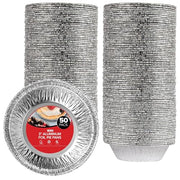 Stock Your Home 50 Pack (3 Inch) / Silver / 50 Pack Pie Pans