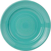 Tuxton Concentrix Island Blue Solid Color 7-1/2-Inch Plate, Case of 24, Blue/Turquoise; Scratch Resistant; Chip Resistant; Lead & Cadmium Free; Dishwasher, Microwave, Oven Safe