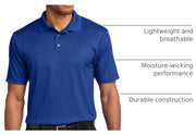 Unisex Performance Fine Jacquard Polo Hyper Blue by Port Authority – X-Large, Polyester, Hyper Blue, Model SNM-525635