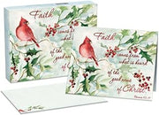 Lang, Cardinal and Berries Boxed Christmas Cards by Susan Winget