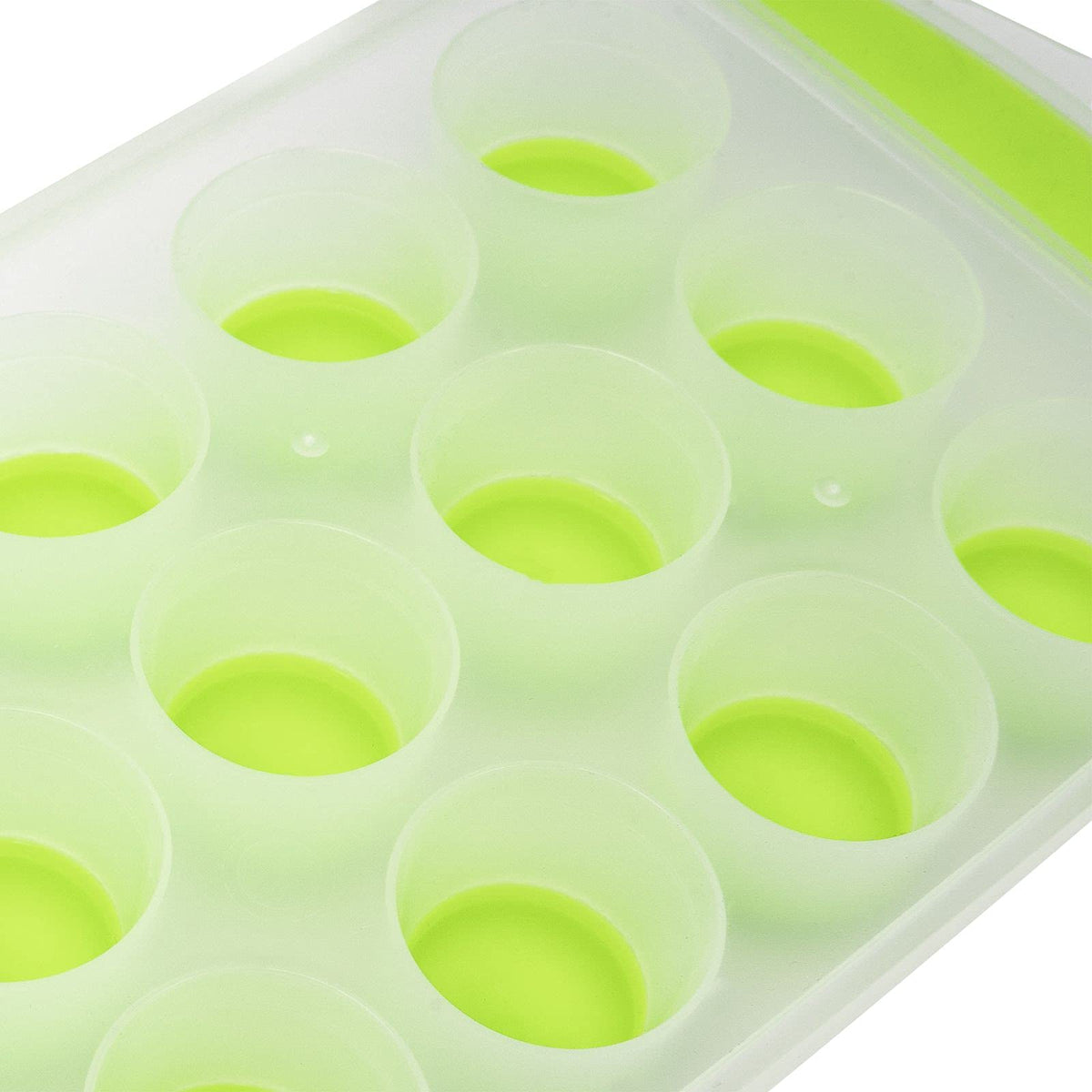 Ice Cube Tray by Westmark – Polypropylene TPE, Transparent, Green., Model 52112270