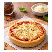 Tony's Deep Dish Cheese Pizza Par Baked Personal Pizzas - Mozzarella Cheese Deep Dish Frozen Pizza Bulk Case of 24 (5.5 Oz Each) - Perfect for Oven by Schwans – 5.2 ounces